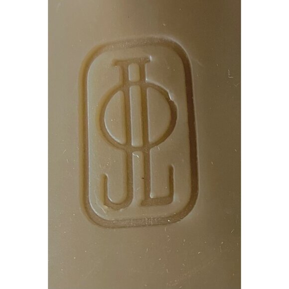 Jennifer Lopez Sasha Bling Champagne Suede Slingback Gold Stud Peep Toe Heels-9M - Picture 11 of 15